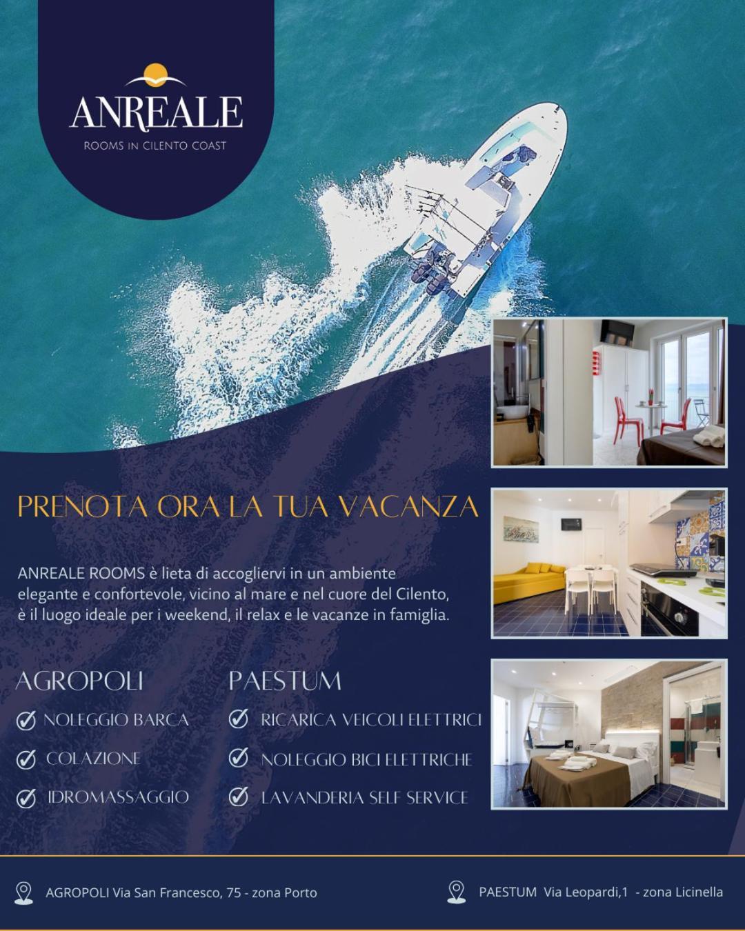 Anreale Rooms 帕埃斯图姆 外观 照片